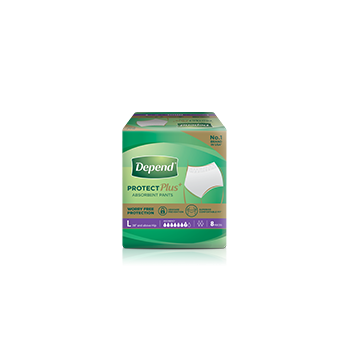 Depend Pants L for incontinence and bladder leakage protection Depend Pants L for incontinence and bladder leakage protection